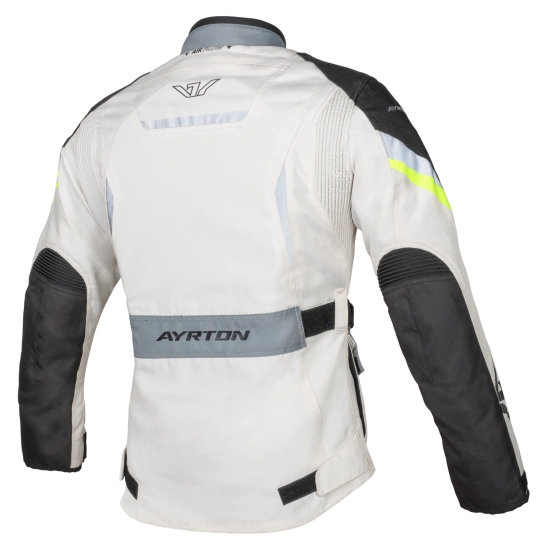 AYRTON Teressa II, dámská bunda, krémová žlutá fluo šedá černá