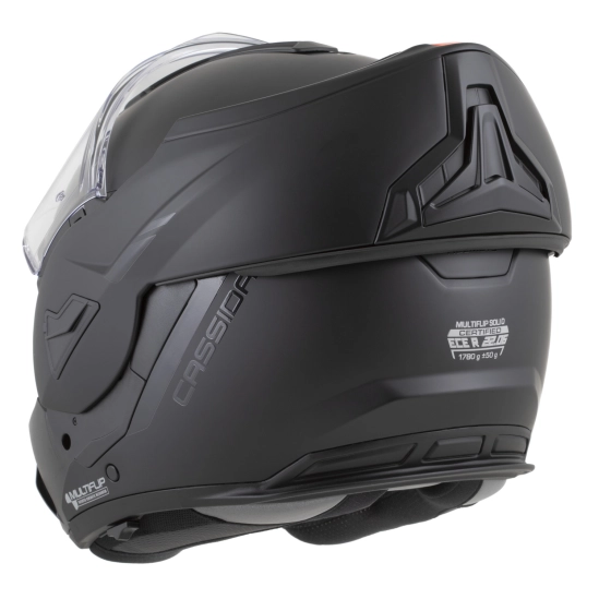 CASSIDA MultiFlip Solid BlackOut, přilba černá matná/černá