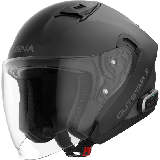 SENA Outstar 2, přilba s Mesh headsetem (matná černá)