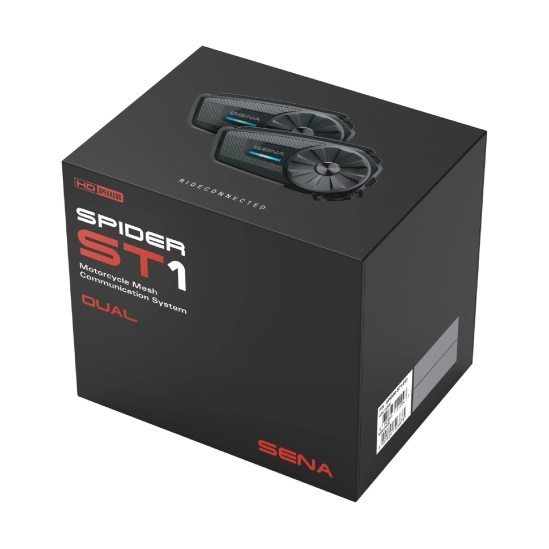 SENA Spider ST1 Mesh handsfree headset, dosah 2 km, sada 2 jednotek