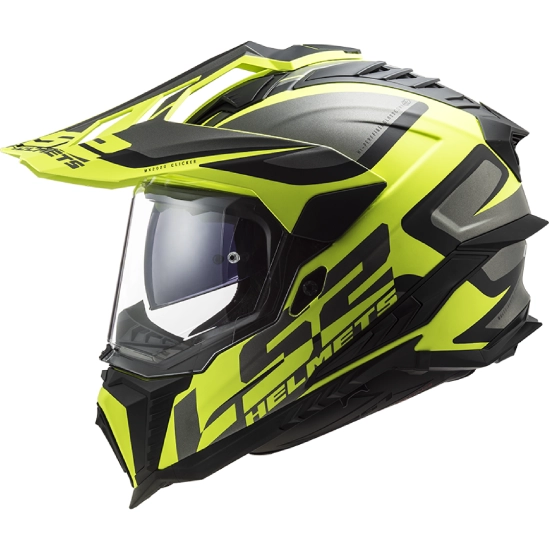 LS2 MX701 EXPLORER ALTER matt black h-v yellow