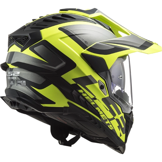 LS2 MX701 EXPLORER ALTER matt black h-v yellow