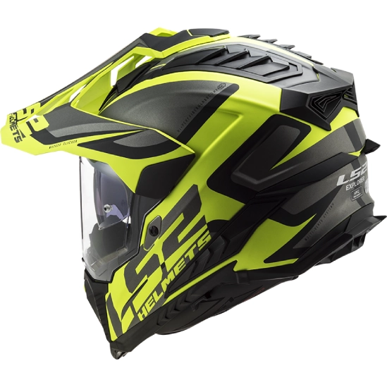 LS2 MX701 EXPLORER ALTER matt black h-v yellow