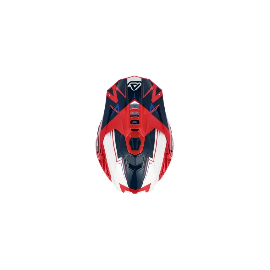 Acerbis AIRSTRIKE-X, MX přilba bílá/modrá/červená