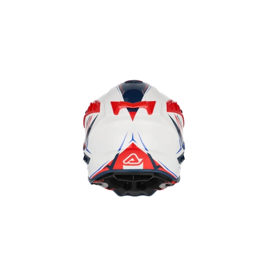 Acerbis AIRSTRIKE-X, MX přilba bílá/modrá/červená