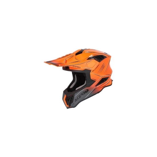 Acerbis AIRSTRIKE-X, MX přilba oranž/šedá