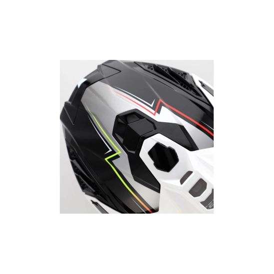 Acerbis AIRSTRIKE-X, MX přilba černá/fluo oranž
