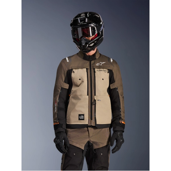 ALPINESTARS CUSCO DRYSTAR, bunda hnědá, černá