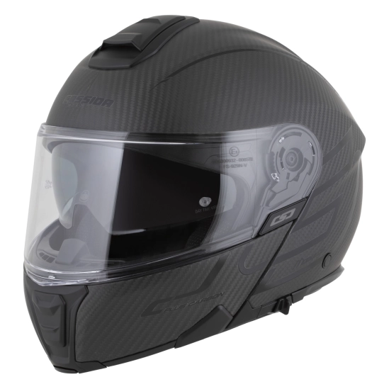 CASSIDA Modulo 2.1 Plus Carbon BlackOut, výklopná přilba (carbon matná/černá)