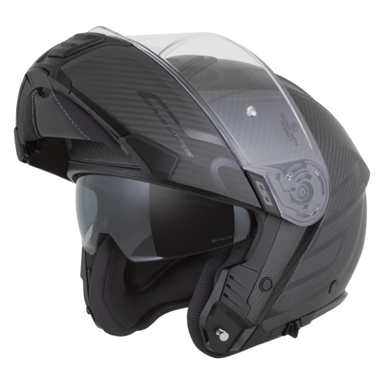CASSIDA Modulo 2.1 Plus Carbon BlackOut, výklopná přilba (carbon matná/černá)