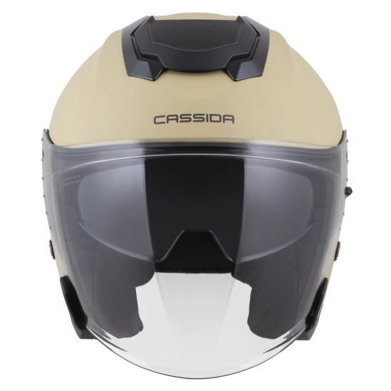 CASSIDA Jet Tech 2.0 Solid, přilba písková matná/černá/šedá