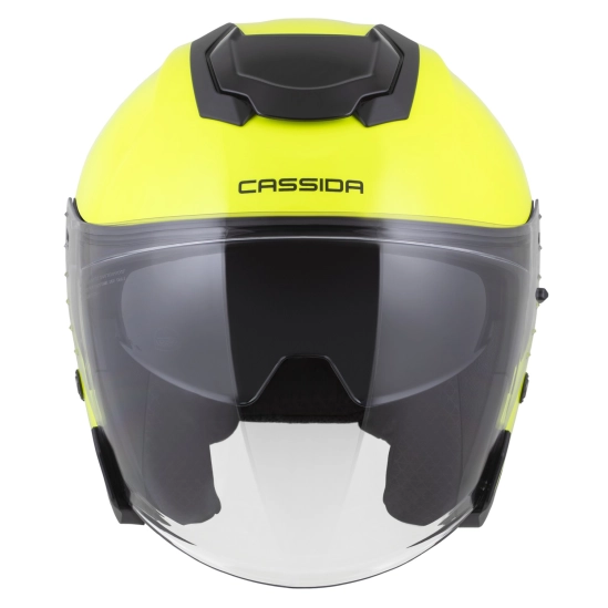 CASSIDA Jet Tech 2.0 Solid, přilba žlutá fluo/černá/šedá