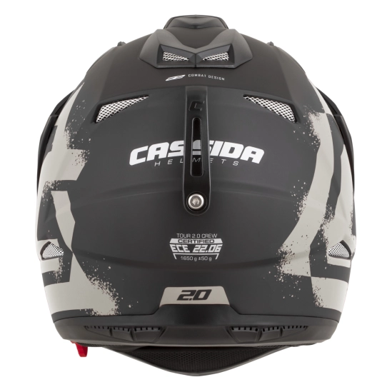 CASSIDA Tour 2.0 Crew, enduro přilba černá matná/písková
