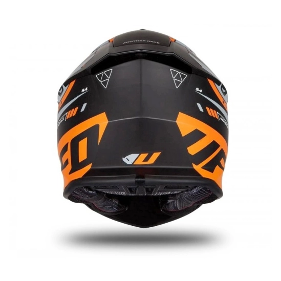 UFO HE176 INTREPID off-road oranžová moto přilba