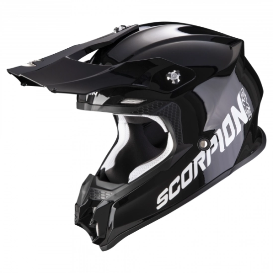 SCORPION VX-16 EVO AIR solid černá moto přilba