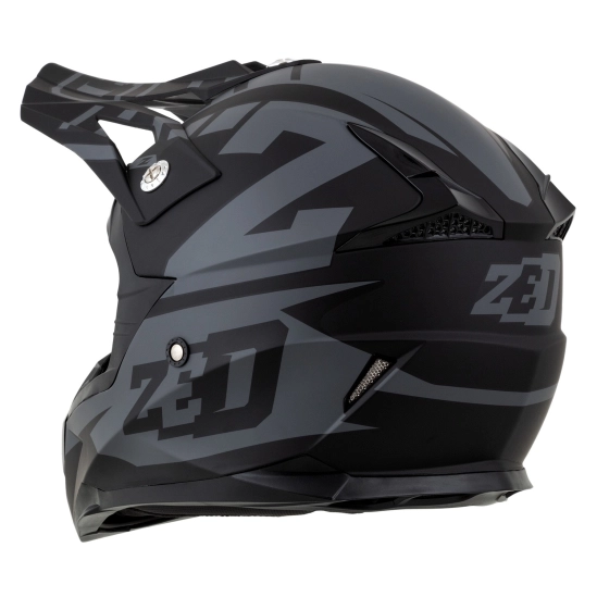 ZED X1.9 TARGA, motokrosová přilba šedá matná/černá