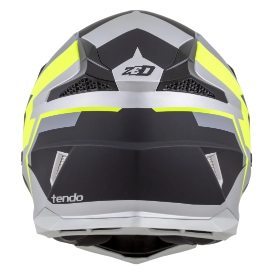 ZED X1.9 TENDO, motokrosová přilba černá matná/tmavě šedá/světle šedá/žlutá fluo