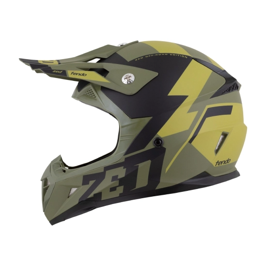 ZED X1.9 TENDO, motokrosová přilba tmavě zelená/světle zelená