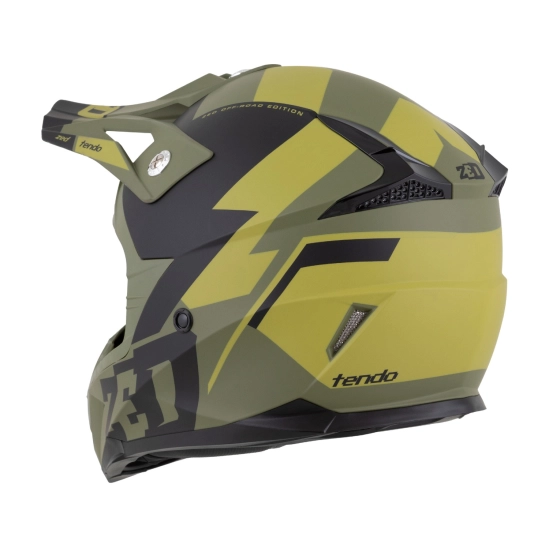 ZED X1.9 TENDO, motokrosová přilba tmavě zelená/světle zelená