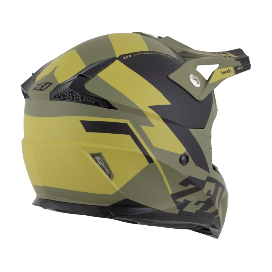 ZED X1.9 TENDO, motokrosová přilba tmavě zelená/světle zelená