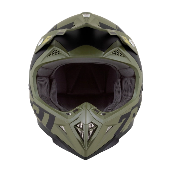 ZED X1.9 TENDO, motokrosová přilba tmavě zelená/světle zelená