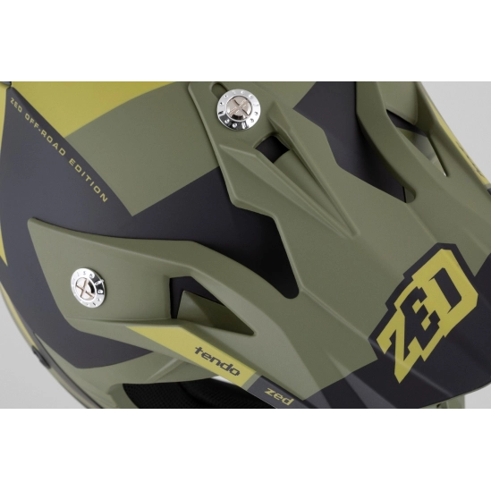 ZED X1.9 TENDO, motokrosová přilba tmavě zelená/světle zelená