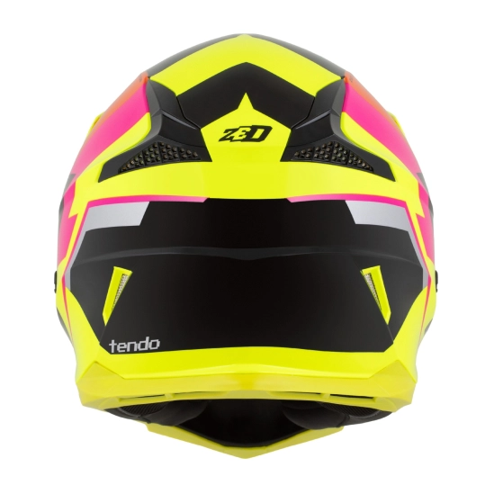 ZED X1.9 TENDO, motokrosová přilba žlutá fluo/růžová/oranžová/černá