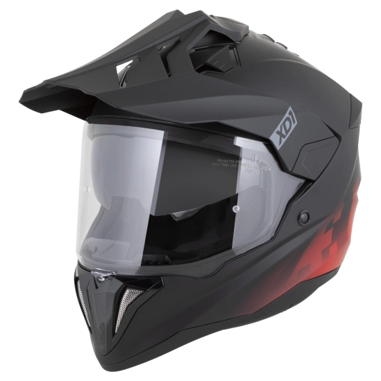 ZED XD1, enduro přilba černá matná/červená