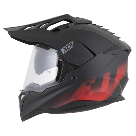 ZED XD1, enduro přilba černá matná/červená