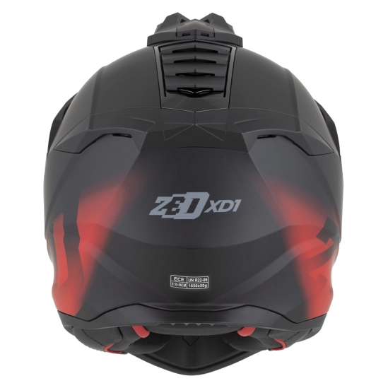 ZED XD1, enduro přilba černá matná/červená