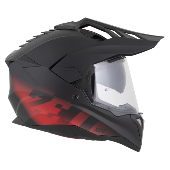 ZED XD1, enduro přilba černá matná/červená
