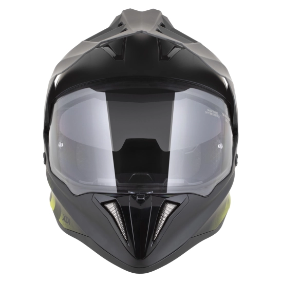 ZED XD1, enduro přilba černá matná/žlutá fluo