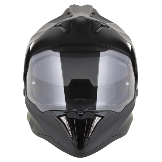 ZED XD1, enduro přilba černá matná/tmavě zelená