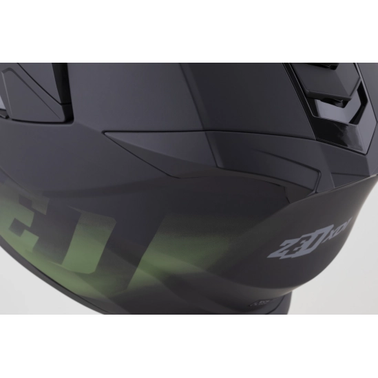 ZED XD1, enduro přilba černá matná/tmavě zelená