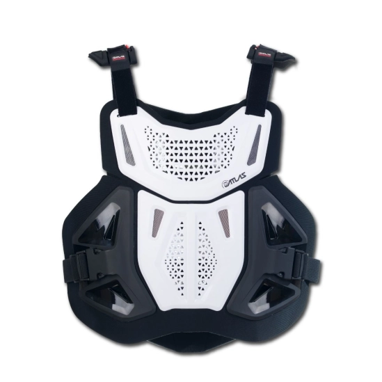 ATLAS DEFENDER II CE1 chránič hrudníku bílý