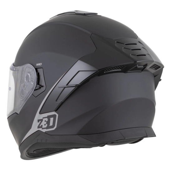 ZED K40, integrální přilba, černá matná/tmavě šedá