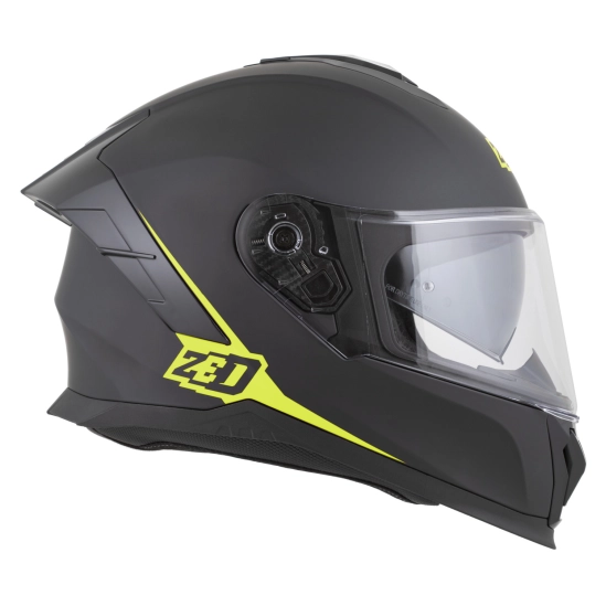 ZED K40, integrální přilba, černá matná/žlutá fluo