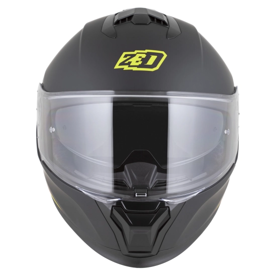 ZED K40, integrální přilba, černá matná/žlutá fluo
