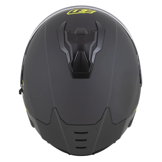 ZED K40, integrální přilba, černá matná/žlutá fluo