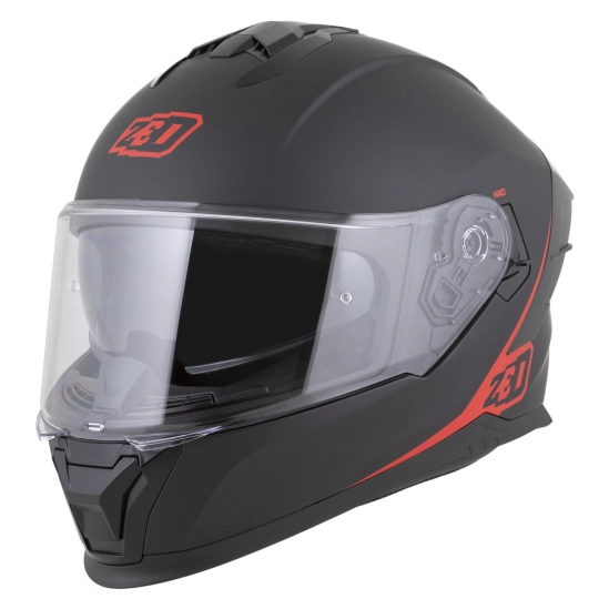 ZED K40, integrální přilba, černá matná/červená