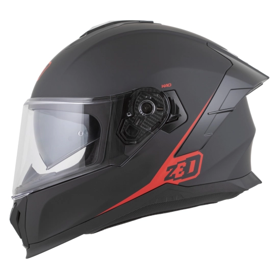 ZED K40, integrální přilba, černá matná/červená
