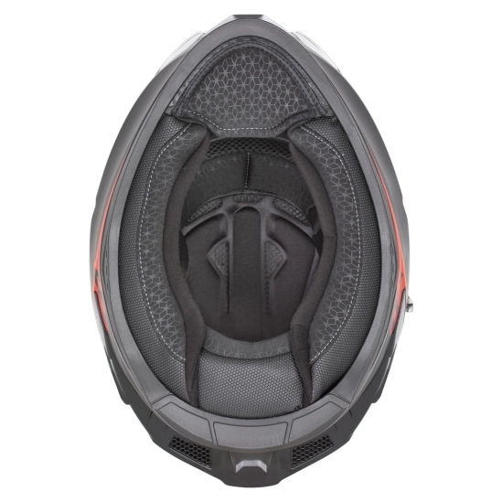 ZED K40, integrální přilba, černá matná/červená