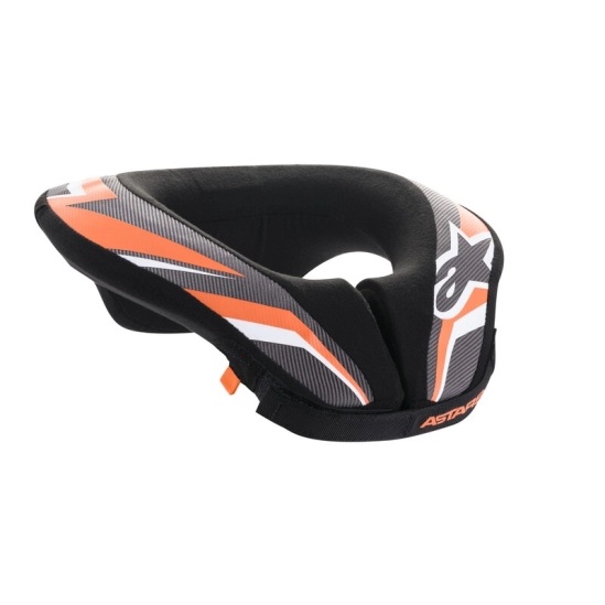 ALPINESTARS SEQUENCE YOUT dětský nákrčník černá/oranžová