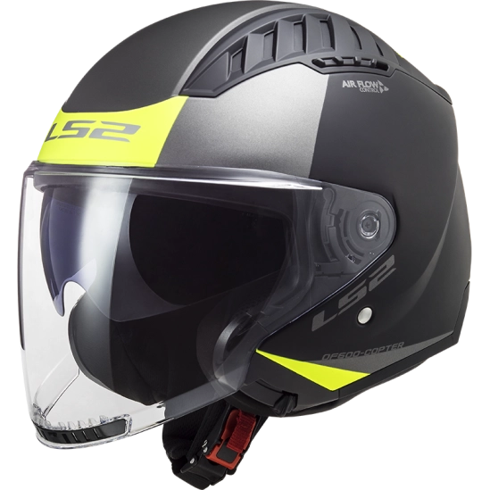 LS2 OF600 COPTER II URBANE M.BLACK H-V YELLOW