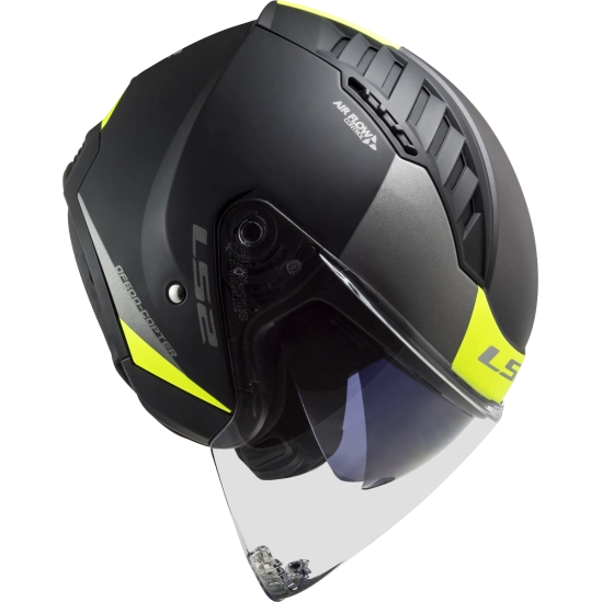 LS2 OF600 COPTER II URBANE M.BLACK H-V YELLOW