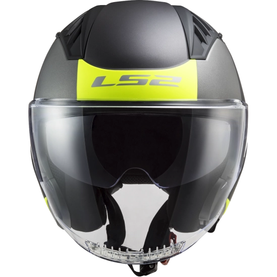 LS2 OF600 COPTER II URBANE M.BLACK H-V YELLOW