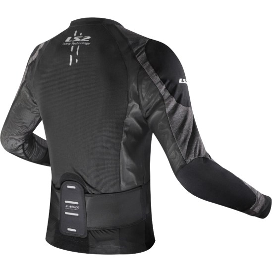 LS2 X-ARMOR MAN JACKET BLACK SILVER, chránič těla