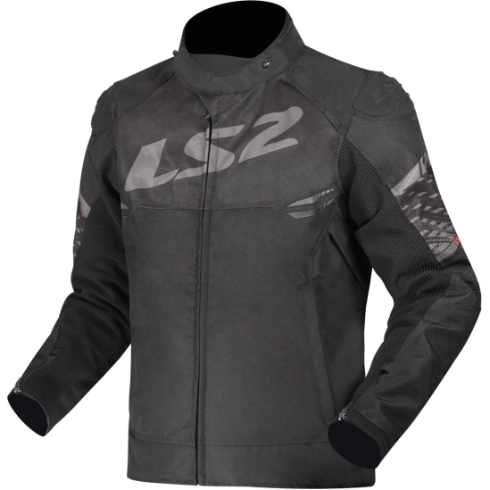 LS2 APEX MAN JACKET BLACK DARK GREY, bunda