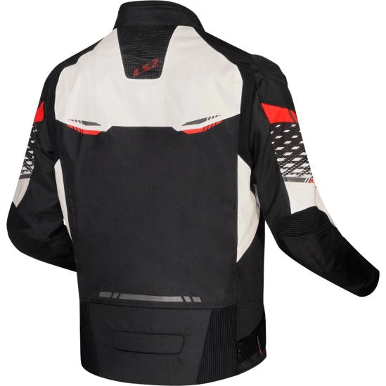 LS2 APEX MAN JACKET BLACK WHITE RED, bunda