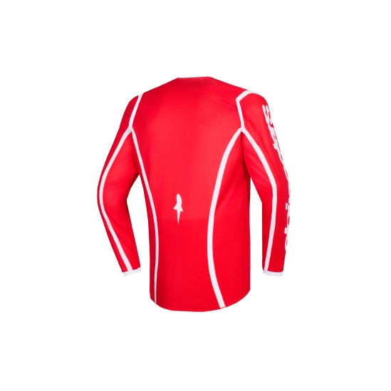 ALPINESTARS FLUID APEX YOUTH, dětský dres, červená/bílá